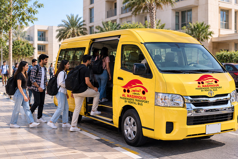 10 Seater HiAce hire from Al Mashhour