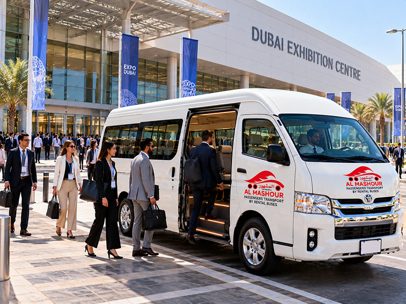 12 Seater Bus on a corporate staff transfer