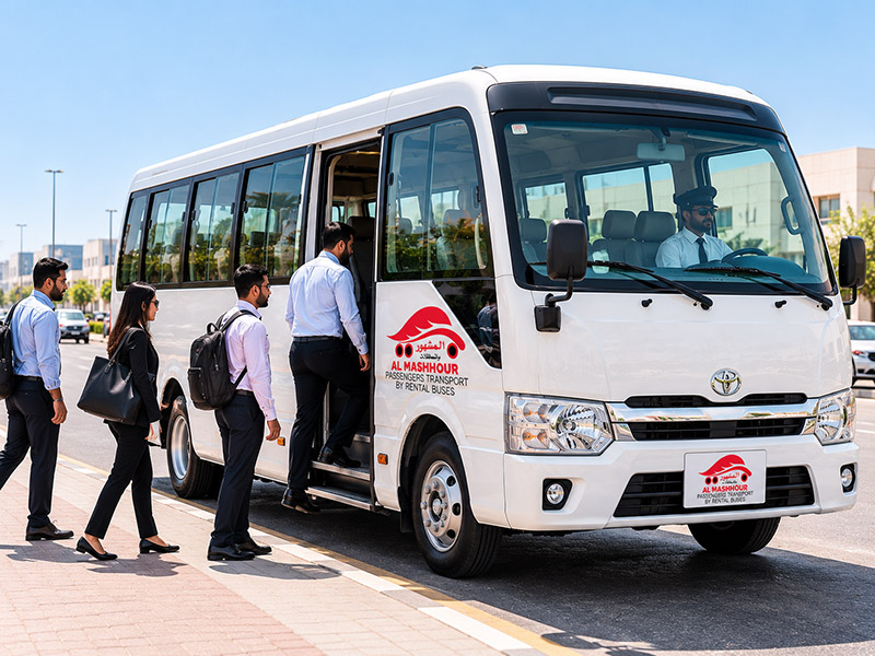 22 Seater Bus hire from Al Mashhour