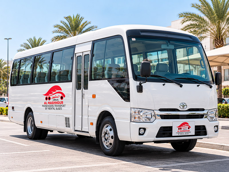 22 Seater Bus available daily, weekly and monthly