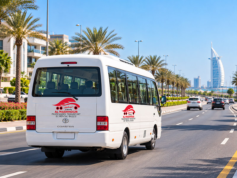 22 Seater Bus hire from Al Mashhour