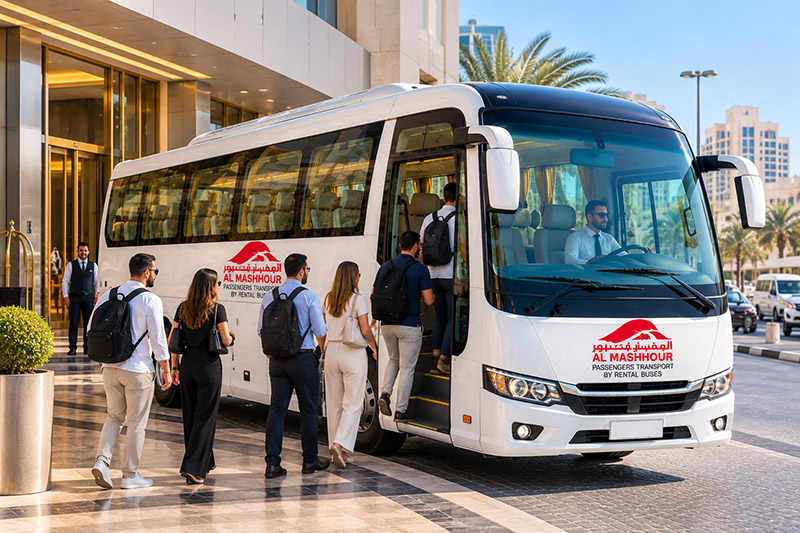 34 Seater Bus hire from Al Mashhour