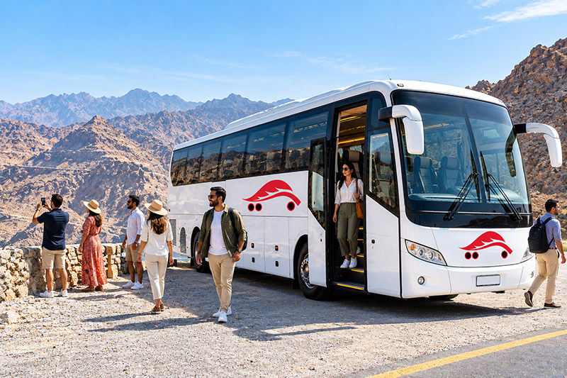 40–45 Seater Bus on a group tour