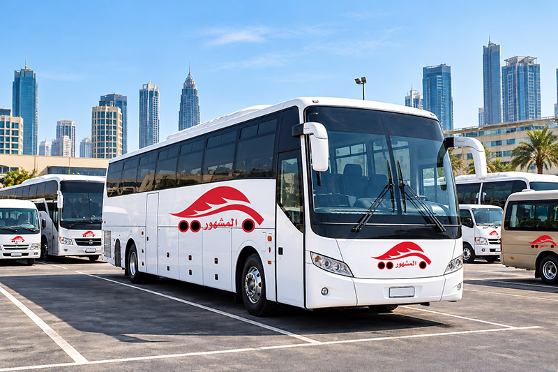 40–45 Seater Bus ready for a pick-up