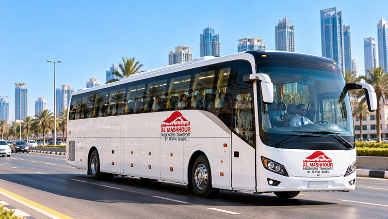 40–45 Seater Bus hire from Al Mashhour