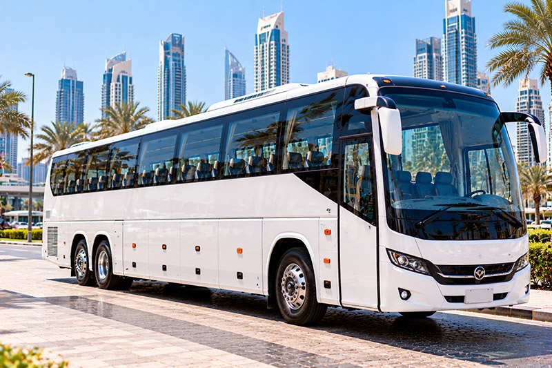 45 Seater Coach on a city sightseeing tour