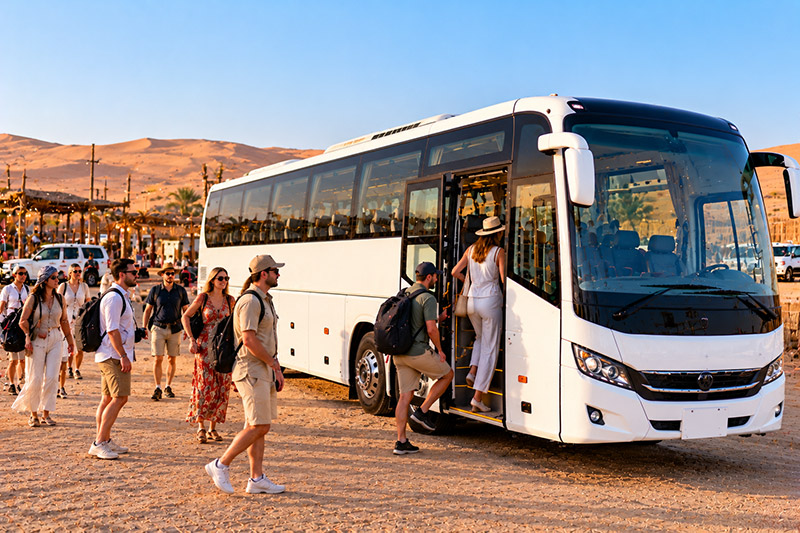 45 Seater Coach on a group tour