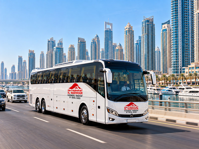 50–53 Seater Bus hire from Al Mashhour