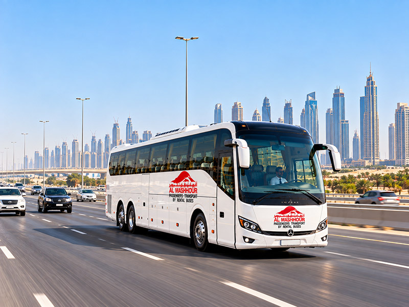50–53 Seater Bus hire from Al Mashhour
