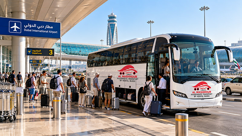 55 Seater Coach hire from Al Mashhour