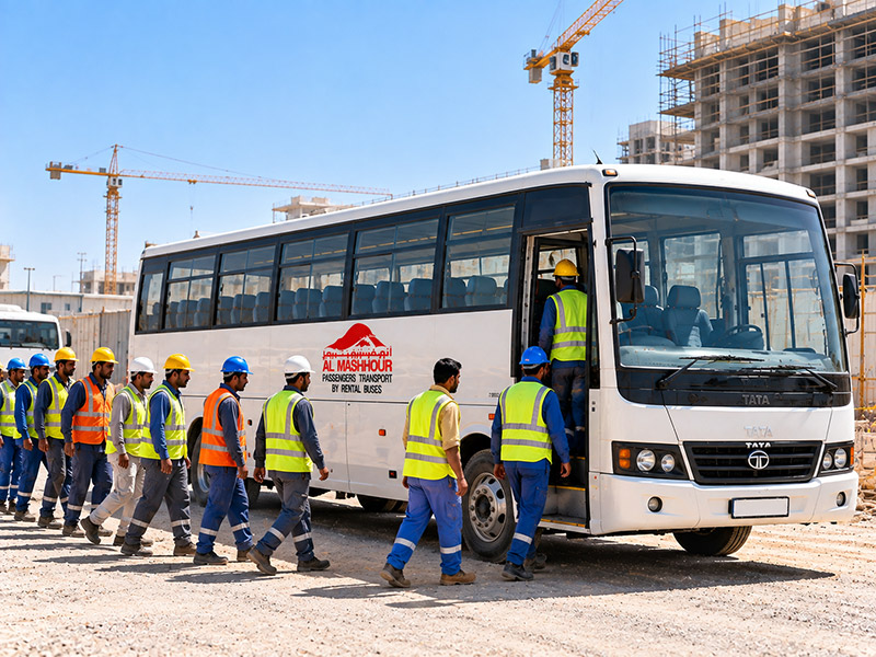 65 Seater Bus hire from Al Mashhour