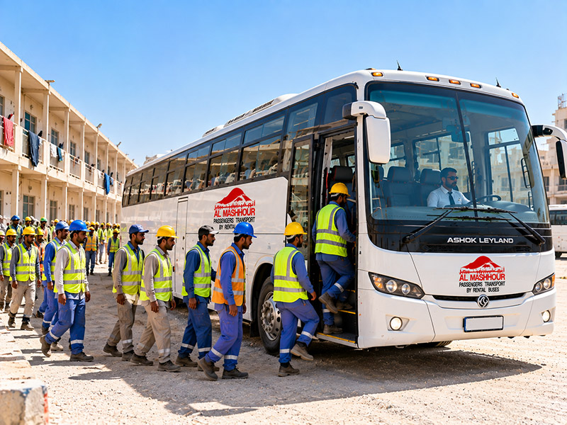 65 Seater Bus hire from Al Mashhour