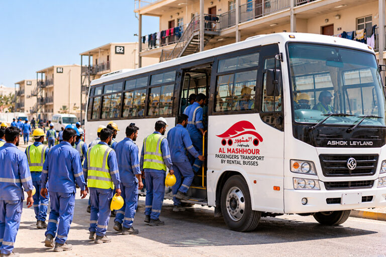 Labour Transport Bus for rent