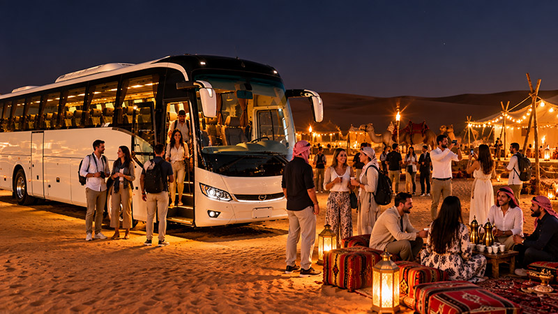 Luxury Bus on a group tour
