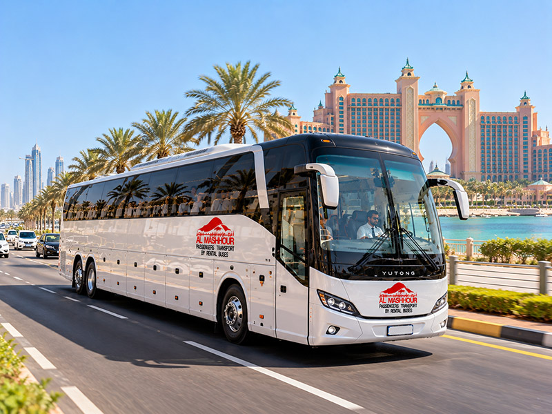 Luxury Bus hire from Al Mashhour