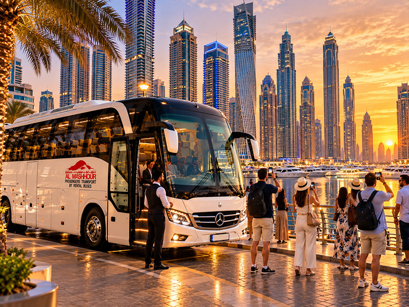 Luxury Coach on an evening tour