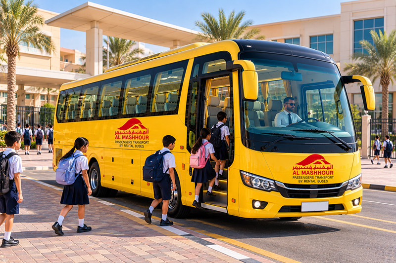 School Bus hire from Al Mashhour